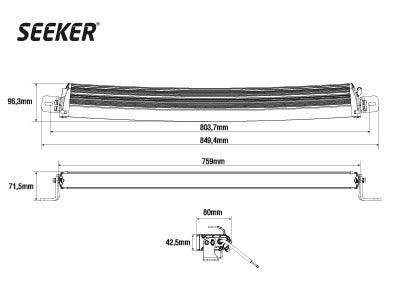 Seeker Ultima 30 Curved LED-ramp