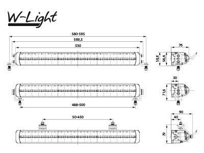 W-light Impulse III 180W LED-ramp