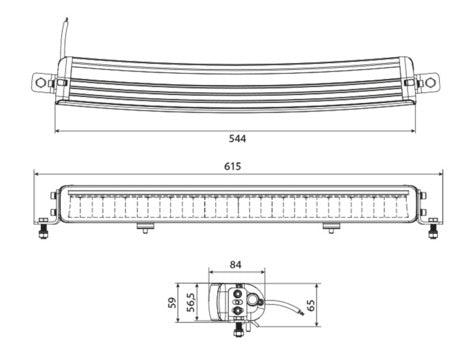 W-Light Comber II svängd LED-ramp