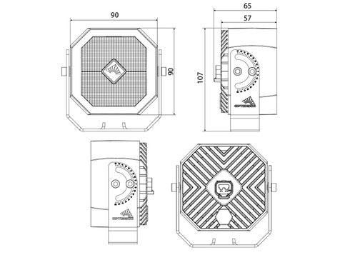 Optibeam Octax 5.0 Arbetsbelysning