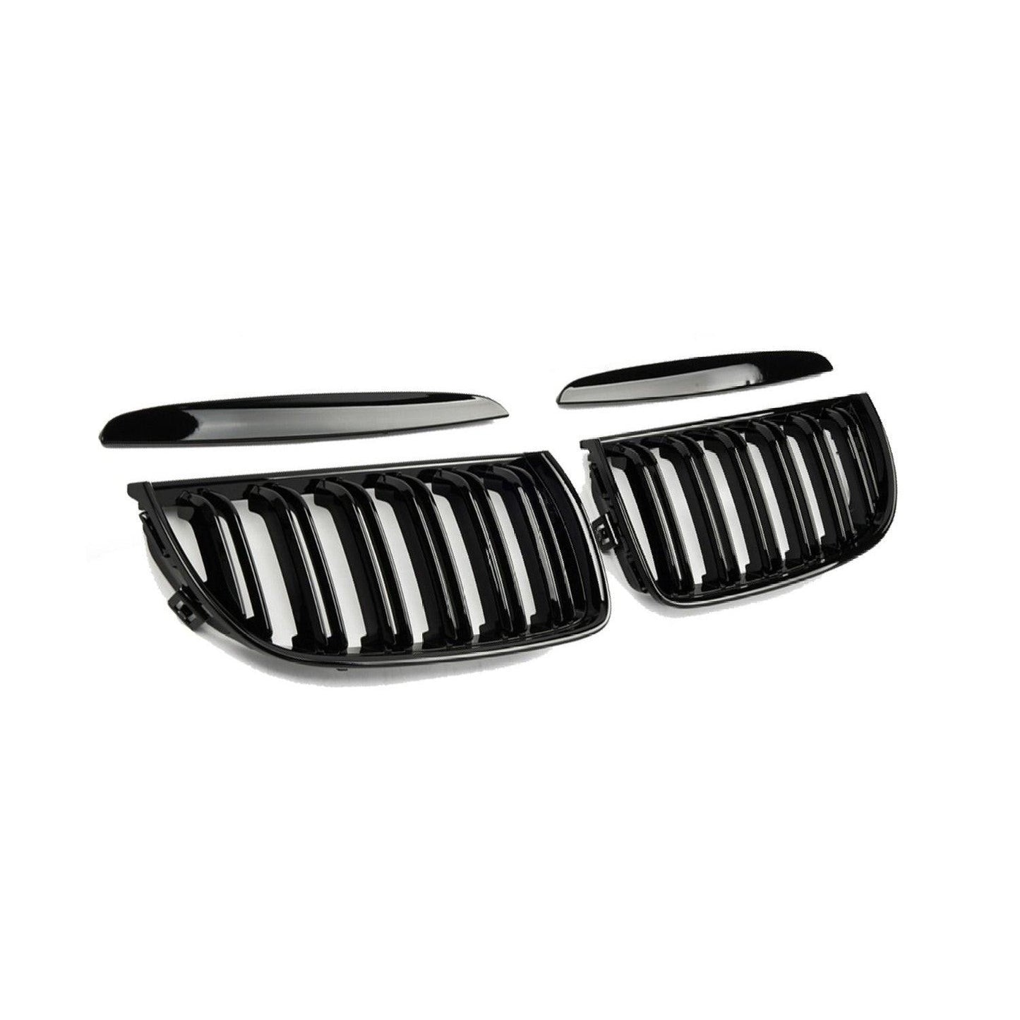 Grill BMW 3-serie E90 E91 2005-2008 Glanssvart